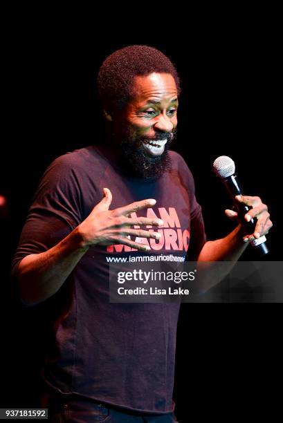 Comedian Wil Sylvince performs live on stage at Sands Bethlehem Event Center on March 23, 2018 in Bethlehem, Pennsylvania.