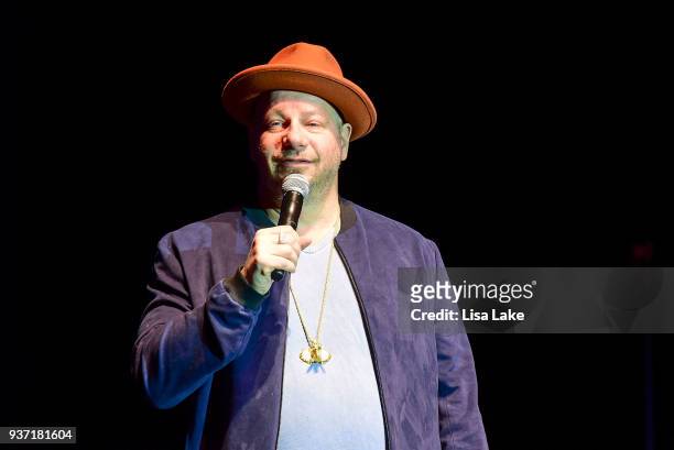 Comedian Jeff Ross performs live on stage at Sands Bethlehem Event Center on March 23, 2018 in Bethlehem, Pennsylvania.