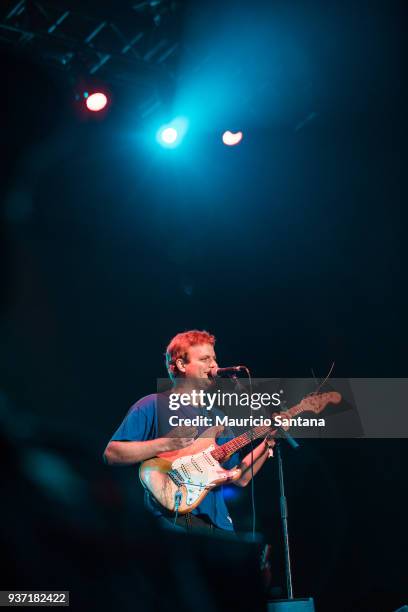 Mac DeMarco performs live on stage during the first day of Lollapalooza Brazil at Interlagos Racetrack on March 23, 2018 in Sao Paulo, Brazil.