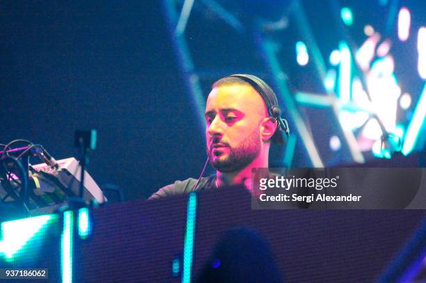 Joseph Capriati performs on stage at Ultra Music Festival at Bayfront Park on March 23, 2018 in Miami, Florida.