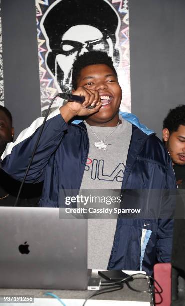 Tank God Attends The Christian "King" Combs 90's Baby Jump Off at Milk River on March 23, 2018 in New York City.