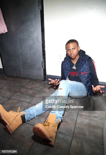 Bay Swag Attends The Christian "King" Combs 90's Baby Jump Off at Milk River on March 23, 2018 in New York City.