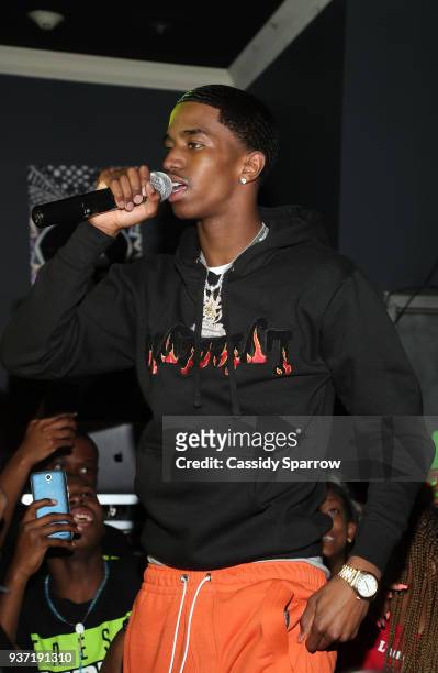 Christian "King" Combs Attends The 90's Baby Jump Off at Milk River on March 23, 2018 in New York City.
