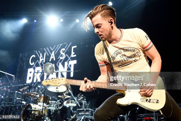 Chase Bryant performs at KFC YUM! Center on March 23, 2018 in Louisville, Kentucky.