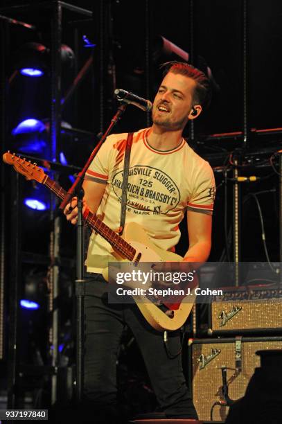 Chase Bryant performs at KFC YUM! Center on March 23, 2018 in Louisville, Kentucky.