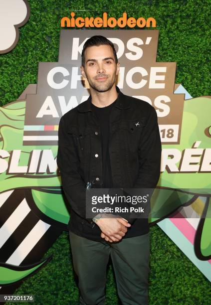 ThankYouX attends the Nickelodeon Kids' Choice Awards "Slime Soirée" on March 23, 2018 in Venice, CA.