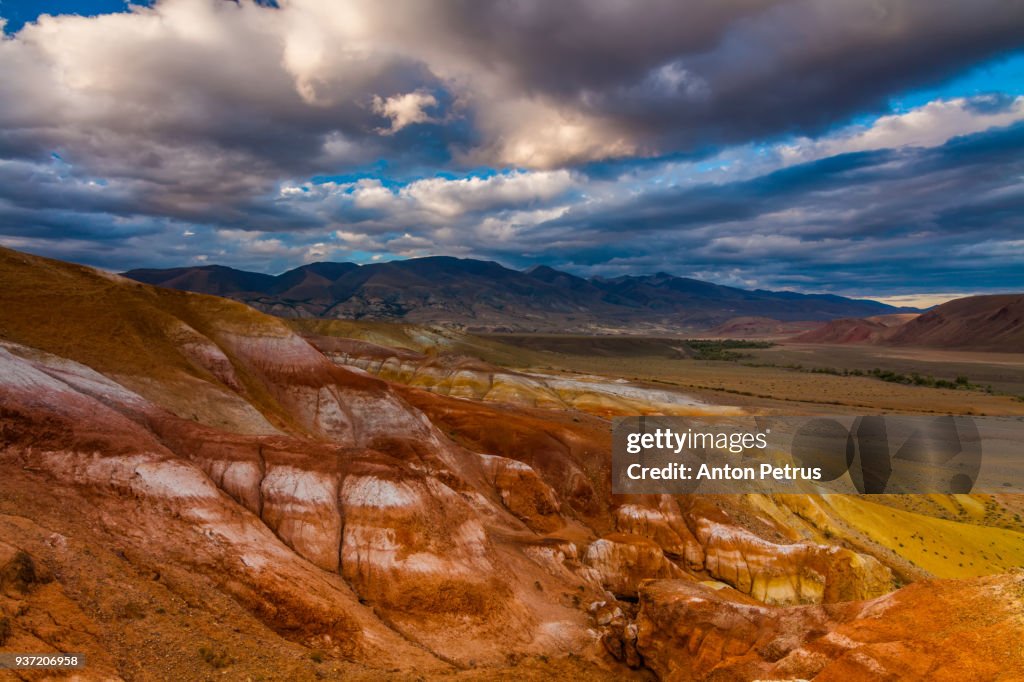 Red hills of Kyzyl-Chin, Altai.