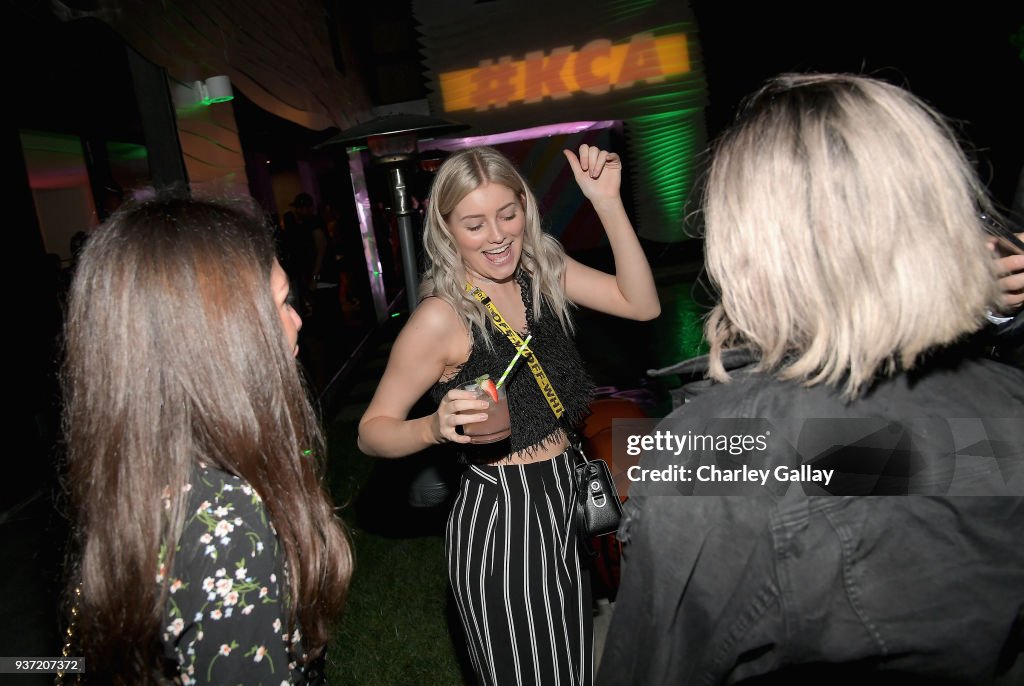 Marije Zuurveld attends the Nickelodeon Kids' Choice Awards "Slime