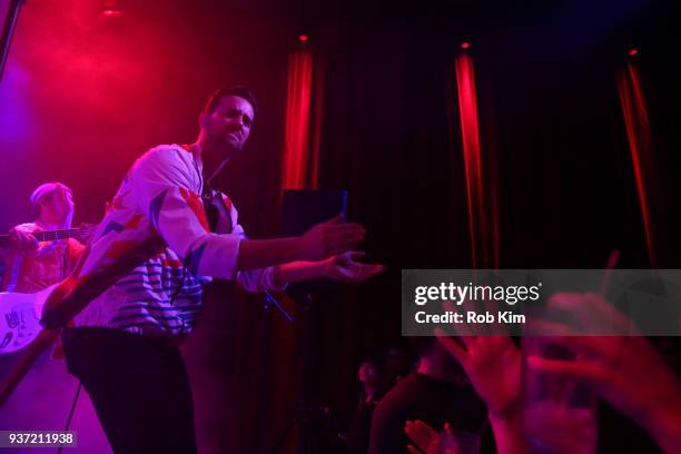 Scott Tyler performs during The Shadowboxers "Apollo" Album Release Party at Public Arts on March 23, 2018 in New York City.