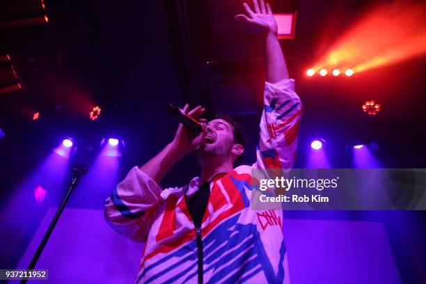 Scott Tyler performs during The Shadowboxers "Apollo" Album Release Party at Public Arts on March 23, 2018 in New York City.