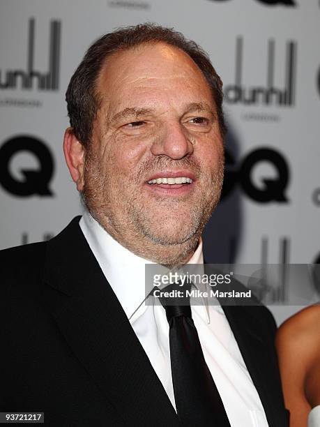 Harvey Weinstein arrives for the 2009 GQ Men Of The Year Awards at The Royal Opera House on September 8, 2009 in London, England.