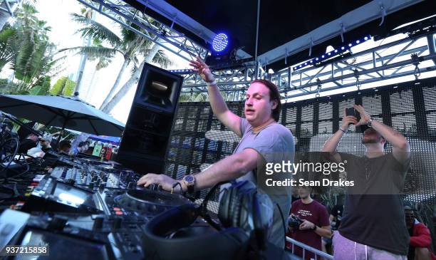 Performs during the Chuckie & Friends Party hosted by 93.5FM Revolution Radio Miami as part of Miami Music Week at the National Hotel on South Beach...