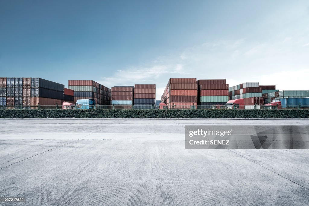 Cargo Containers, Parking Lot