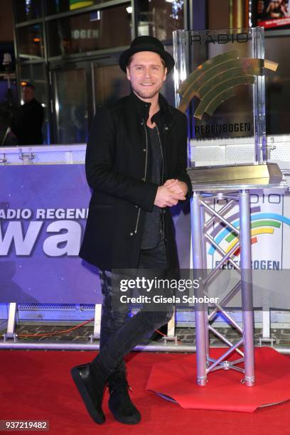 Singer Johannes Oerding during the Radio Regenbogen Award 2018 at Europapark Rust on March 23, 2018 in Rust, Germany.