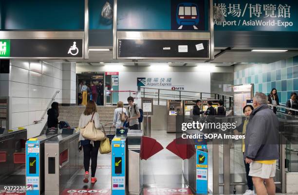 Access to Hong Kong's Airport Express MTR line. It links the principal urban areas with the Hong Kong International Airport and the AsiaWorldExpo...