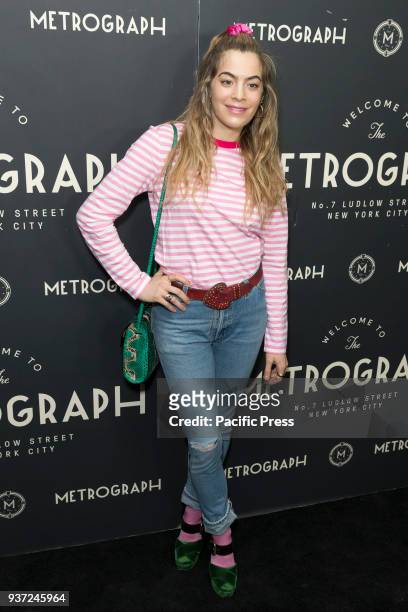 Chelsea Leyland attends Metrograph 2nd Anniversary party at Metrograph.