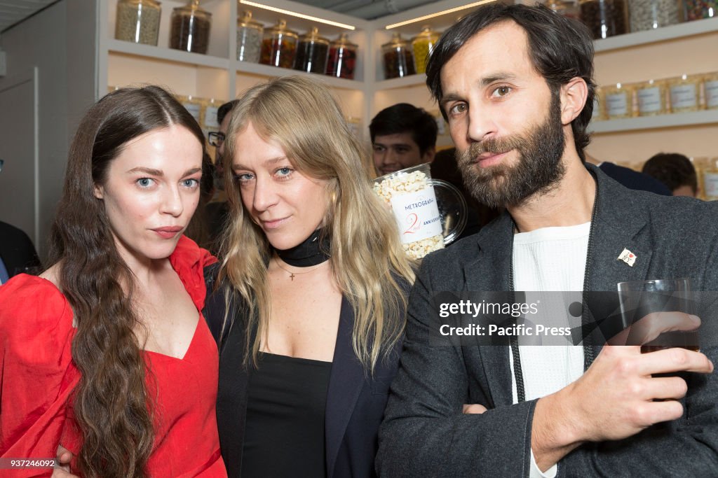 Hailey Gates, Chloe Savigny, Ariel Schulman attend...