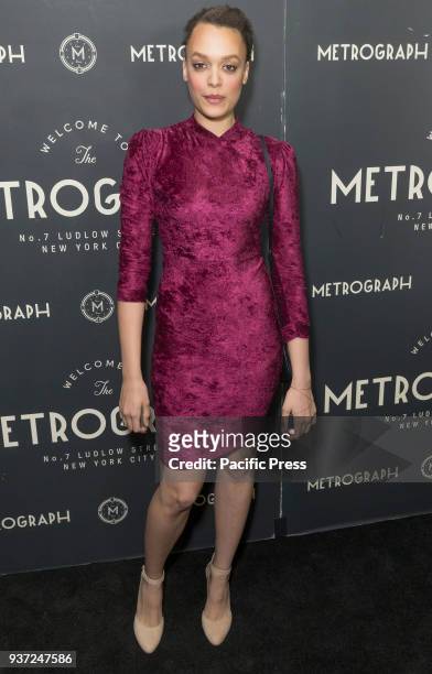 Britne Oldford attends Metrograph 2nd Anniversary party at Metrograph.