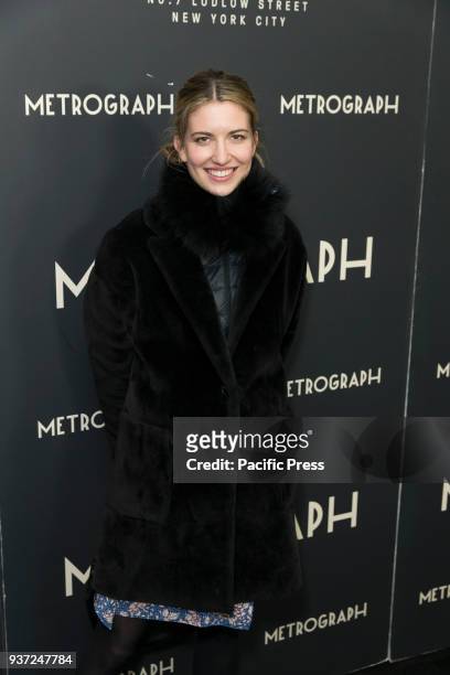 Rebecca Fourteau attends Metrograph 2nd Anniversary party at Metrograph.