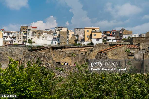 ruins of herculaneum (ercolano) - gerard puigmal stock pictures, royalty-free photos & images