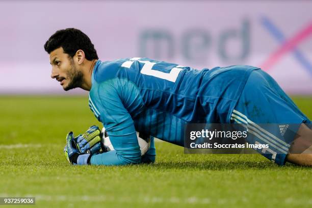 Ahmed El Shenawy of Egypt during the International Friendly match between Egypt v Portugal at the Letzigrund Stadium on March 23, 2018 in Zurich...