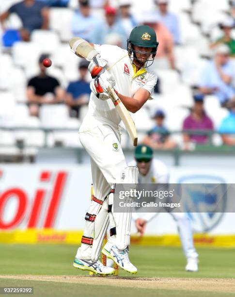 Josh Hazlewood of Australia during day 3 of the 3rd Sunfoil Test match between South Africa and Australia at PPC Newlands on March 24, 2018 in Cape...