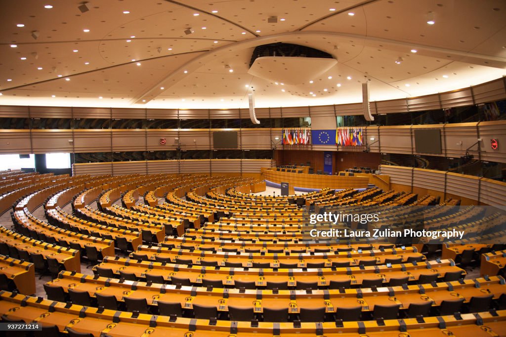 European parliament hemicycle