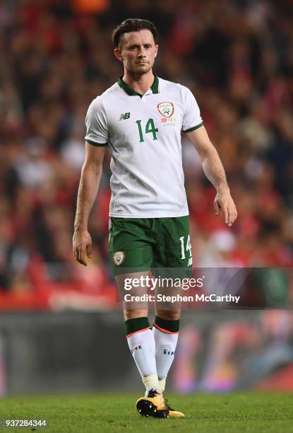 Antalya , Turkey - 23 March 2018; Alan Browne of Republic of Ireland during the International Friendly match between Turkey and Republic of Ireland...