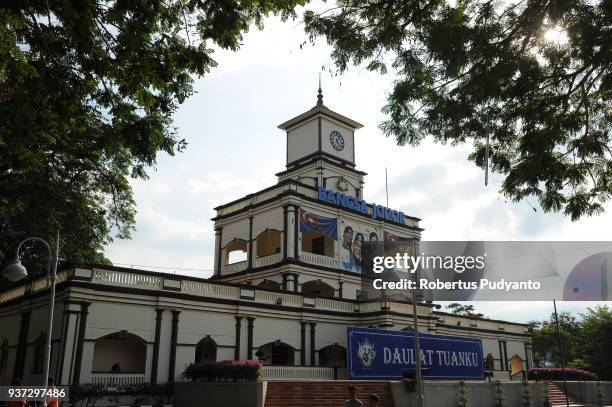 Bangsa Johor Palace is seen during Stage 7 of the Le Tour de Langkawi 2018, Nilai-Muar 222.4 km on March 24, 2018 in Muar, Malaysia.