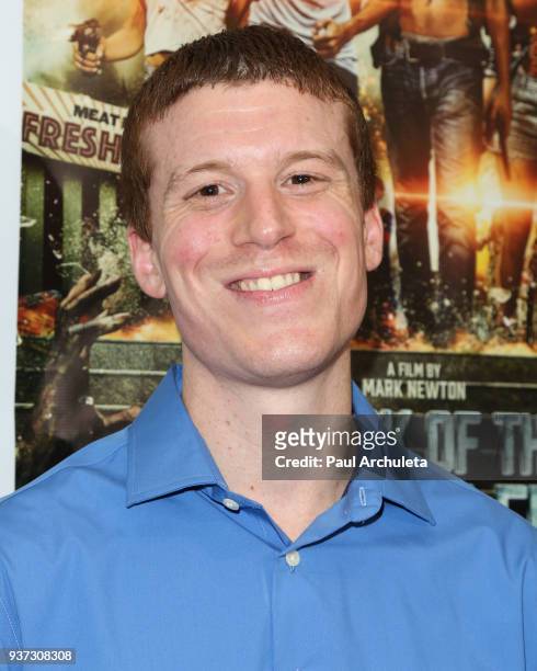 Actor Michael Emery attends the premiere of "Attack Of The Southern Fried Zombies" at Arena Cinelounge on March 23, 2018 in Hollywood, California.