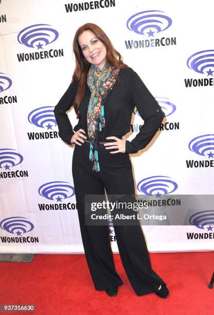 Actress Kristin Bauer van Straten attends Day 1 of WonderCon held at Anaheim Convention Center on March 23, 2018 in Anaheim, California.