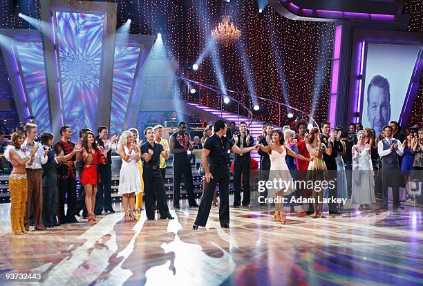 Episode 901B" - In a special tribute to Patrick Swayze, who made a guest appearance on "Dancing with the Stars" Season 1 while attempting to teach...