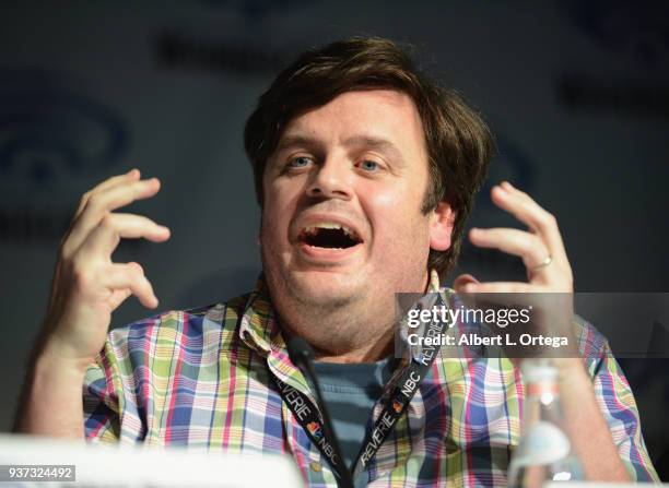 Jed Rigney attends Day 1 of WonderCon held at Anaheim Convention Center on March 23, 2018 in Anaheim, California.