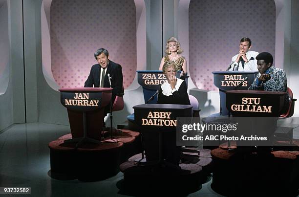 Show Coverage - 11/27/68, Jan Murray, Zsa Zsa Gabor, Abby Dalton, Paul Lynde, Stu Gilliam on the Walt Disney Television via Getty Images Television...