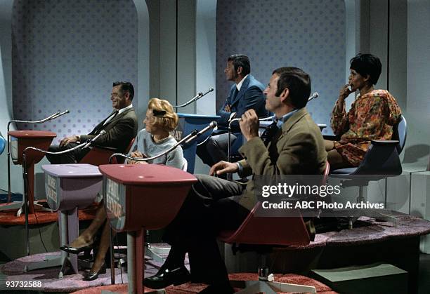 Show Coverage - 10/28/68, Glenn Ford, Rose Marie, Jan Murray, Paul Lynde, Chelsea Brown on the Walt Disney Television via Getty Images Television...