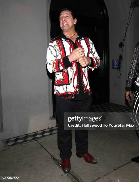 Chuck Zito is seen on March 23, 2018 in Los Angeles, California.