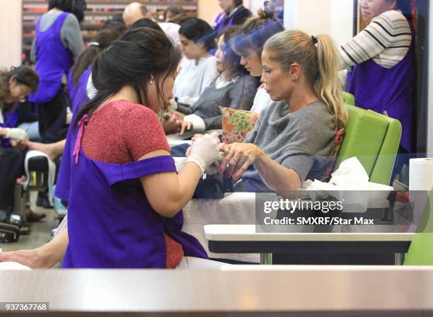 Jessica Canseco is seen on March 23, 2018 in Los Angeles, CA.