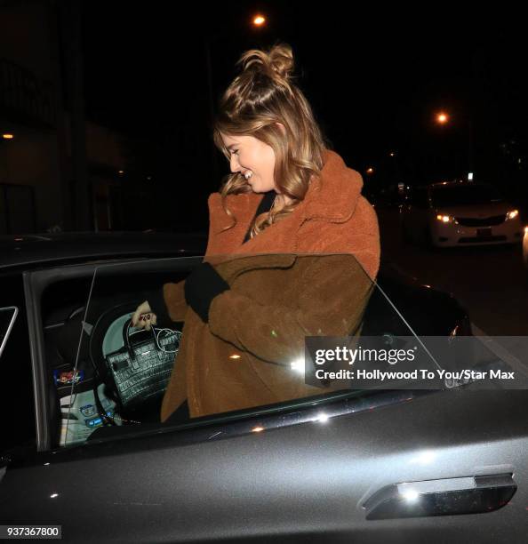 Christina Schwarzenegger is seen on March 23, 2018 in Los Angeles, California.