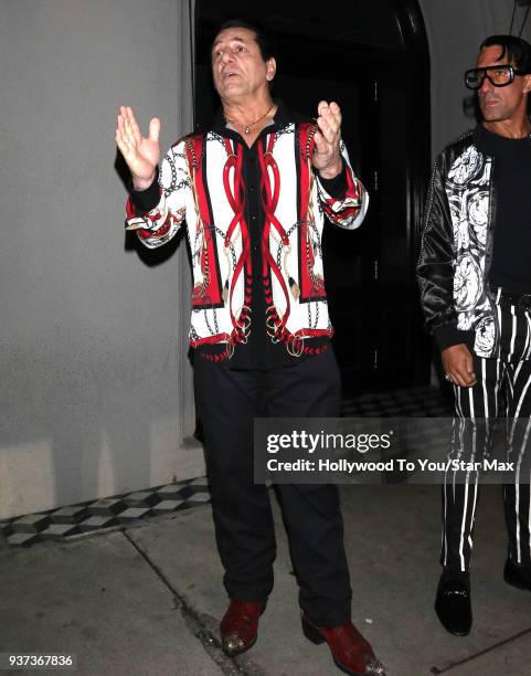 Chuck Zito is seen on March 23, 2018 in Los Angeles, California.