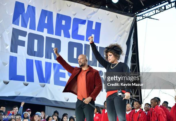 Common and Andra Day perform onstage at March For Our Lives on March 24, 2018 in Washington, DC.