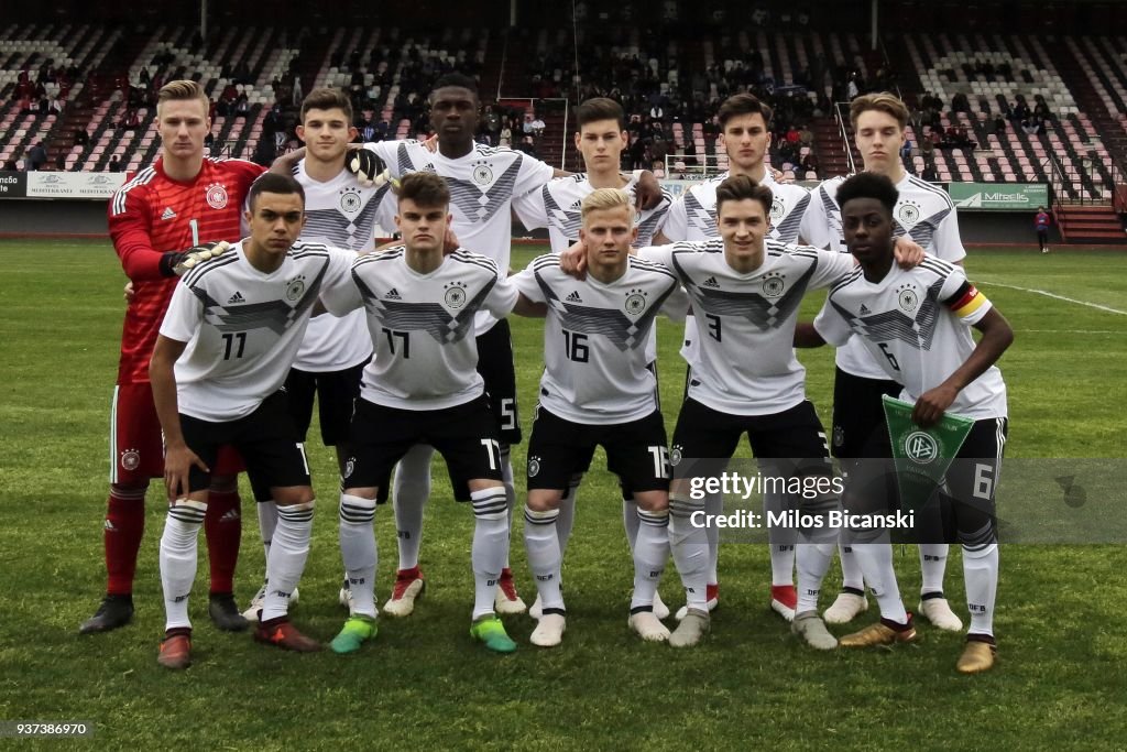 Team of Germany during the UEFA Under17 European Championship... News