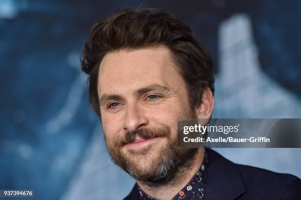 Actor Charlie Day arrives at Universal's 'Pacific Rim Uprising' premiere at TCL Chinese Theatre IMAX on March 21, 2018 in Hollywood, California.