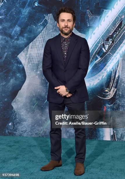 Actor Charlie Day arrives at Universal's 'Pacific Rim Uprising' premiere at TCL Chinese Theatre IMAX on March 21, 2018 in Hollywood, California.