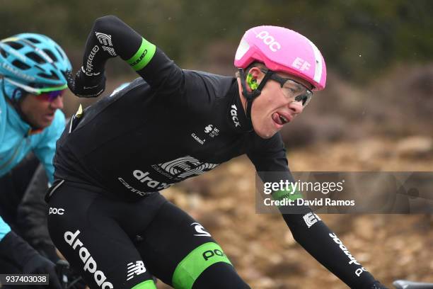 Hugh Carthy of Great Britain and Team EF Education First-Drapac p/b Cannondale / during the 98th Volta Ciclista a Catalunya 2018, Stage 6 a 116,6km...