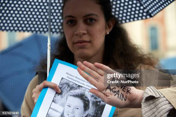 Toulouse held a 'March For Our Lifes' rally in front of the Capitole. Americans and other nationalities who gathered did it as a rally supporting the...