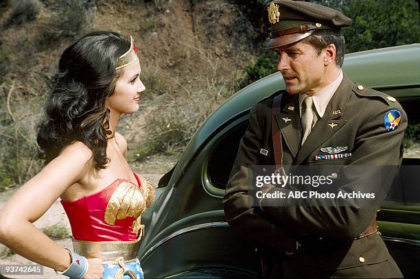 Beauty on Parade" - Season One - 10/13/76, Wonder Woman and Major Steve Trevor infiltrated a dangerous sabotage ring operating during a beauty...