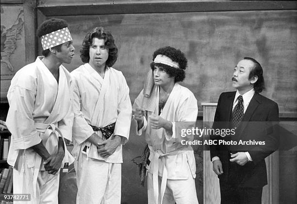 Career Day" - Season Two -, 9/23/76, Mr. Kotter received an offer from wealthy businessman, Mr. Takahashi . Lawrence-Hilton Jacobs , John Travolta...