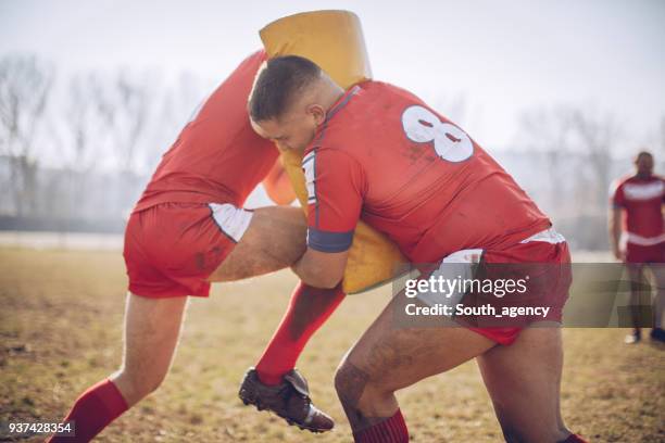 hard rugby team training - work hard play hard stock pictures, royalty-free photos & images