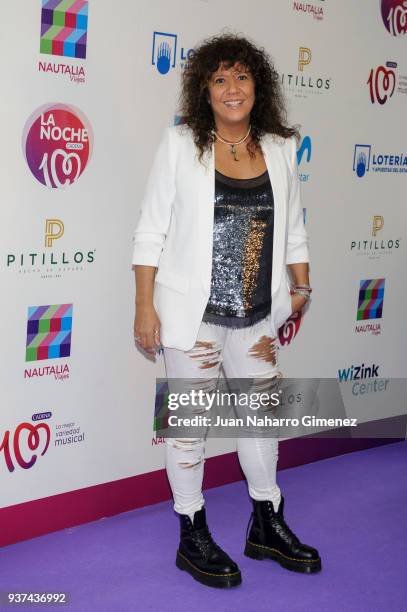 Rosana attends 'La Noche De Cadena 100' charity concert at WiZink Center on March 24, 2018 in Madrid, Spain.