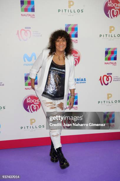 Rosana attends 'La Noche De Cadena 100' charity concert at WiZink Center on March 24, 2018 in Madrid, Spain.